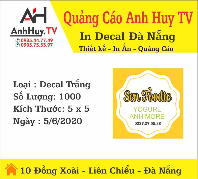 In Decal Dán Đà Nẵng