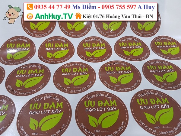 In Sticker Đà Nẵng 0935 44 77 49 Xuân Diêm
