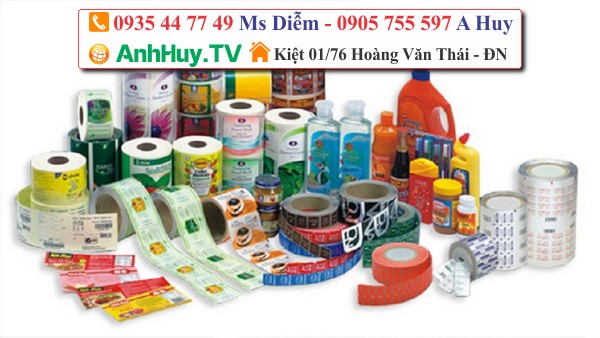 In Tem dán ly chai sticker decal tại Đà Nẵng 0935447749 Xuân Diễm , Anh Huy TV 0905755597