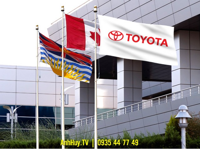 Cờ công ty là cờ in logo, slogan, thương hiệu 0905755597 Anh Huy TV