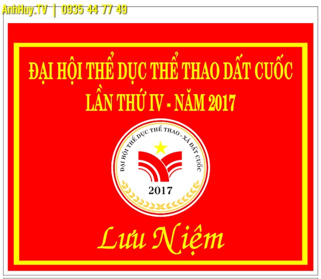 In Cờ Lưu Niệm Tại Đà Nẵng 0905755597 Anh Huy 