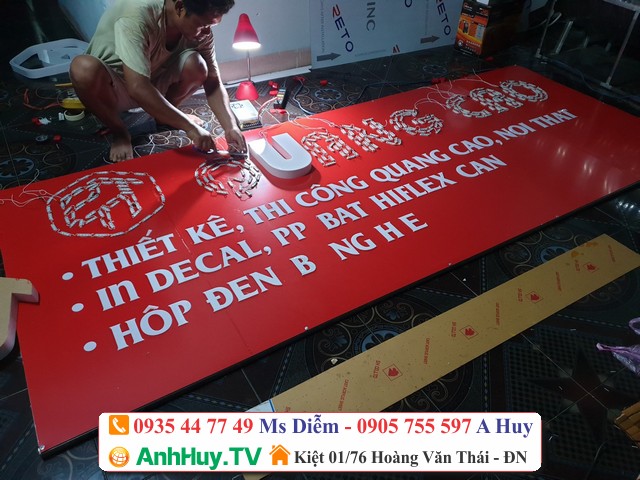 Làm Biển quảng cáo tại quận Hải Châu Uy Tín Chất Lượng 0905755597 Anh Huy
