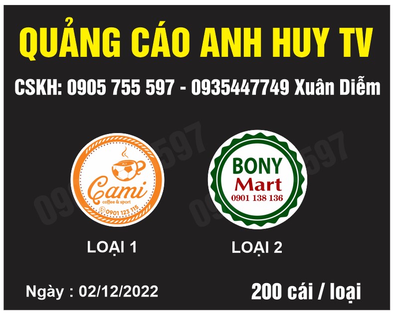 In tem nhãn dán sản phẩm tại Đà Nẵng 0935447749 Xuaam Diễm
