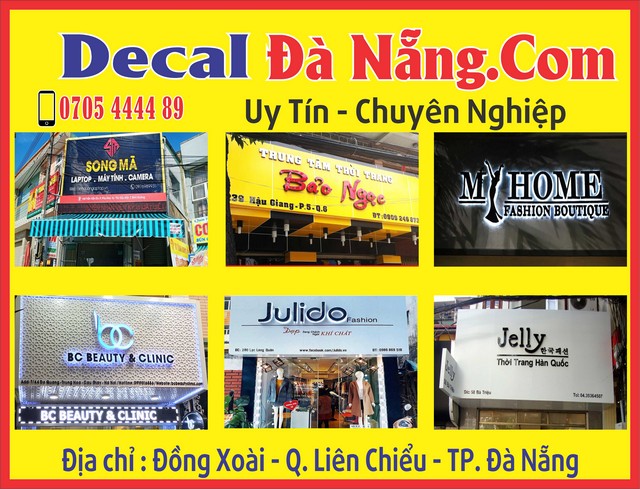 Bảng Giá In Decal Tại Đà Nẵng Anh Huy TV 0935447749