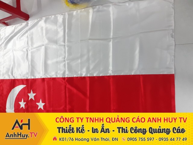 In cờ Đà Nẵng lấy gấp giả rẻ vải khổ lớn 60 x 90 cm 1