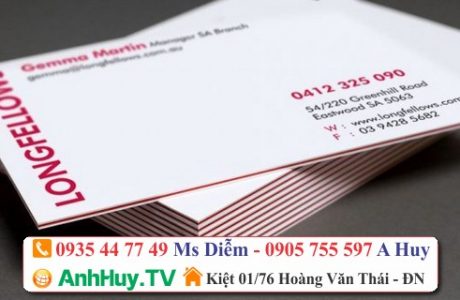 In Name Card Visit Danh Thiếp Tại Đà Nẵng