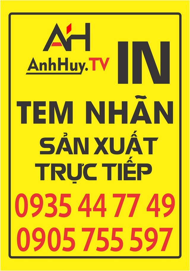 Làm bảng hiệu alu tại Đà Nẵng giá rẻ đẹp gọi ngay 0935447749, IN TEM DÁN BAO BÌ