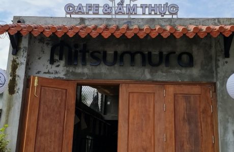 Làm bảng hiệu cafe và ẩm thực Mitsumura tại Đà Nẵng giá rẻ