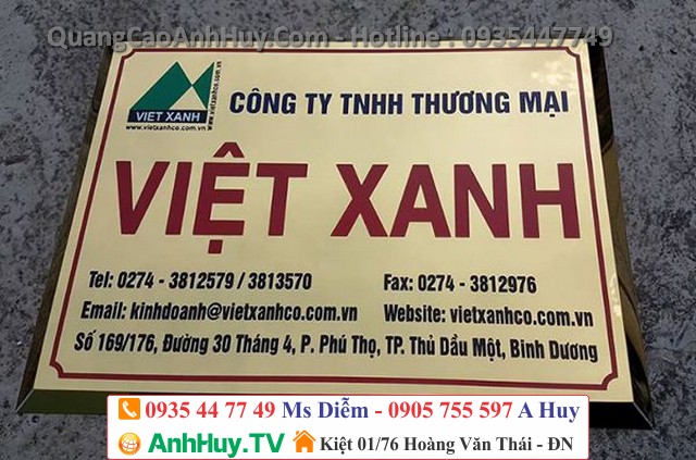 Làm bảng tên công ty tại Đà Nẵng