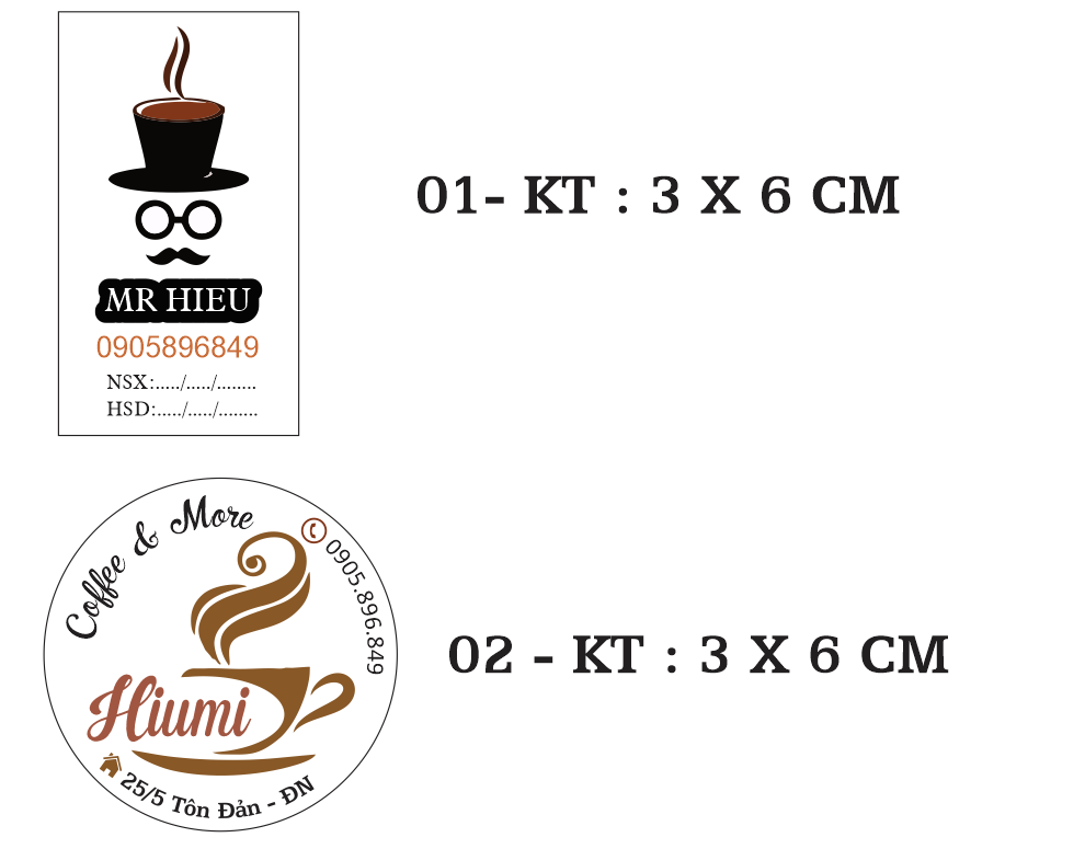 Tổng hợp 10 mẫu logo cafe trà sữa ăn vặt đẹp tại Đà Nẵng in giá rẻ