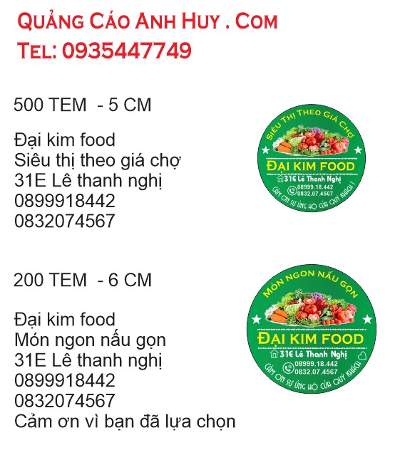 18 MẪU THỰC PHẨM SIÊU THỊ THỰC PHẨM TẠI ĐÀ NẴNG 0935447749