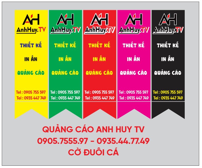 Làm cờ đuôi cá tại Đà Nẵng giá rẻ lấy nhanh 0935447749