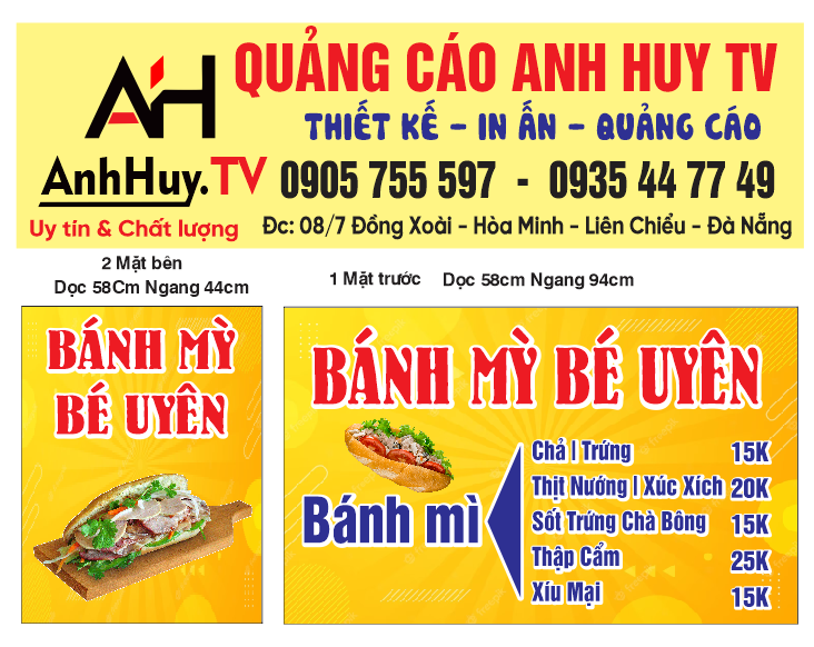 05 - In decal dán tủ bánh mỳ tại Đà Nẵng giá rẻ 