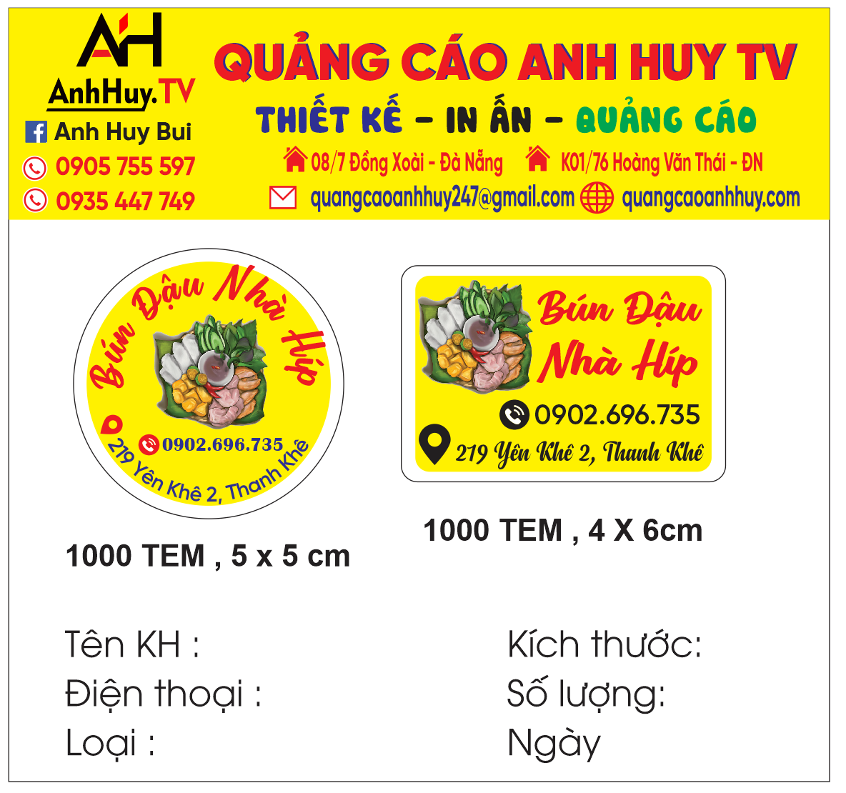 In tem nhãn trái cây tại Đà Nẵng giá rẻ lấy nhanh 2