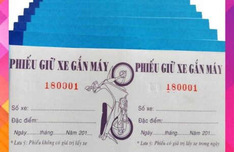 In vé giữ xe tại Đà Nẵng giá rẻ lấy nhanh 247