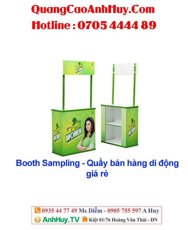 BOOTH SAMPLING NHỰA TẠI ĐÀ NẴNG GIÁ RẺ