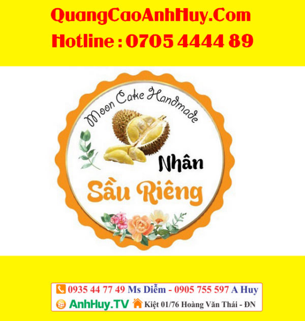 In tem nhãn sầu riêng giá rẻ tại Đà Nẵng