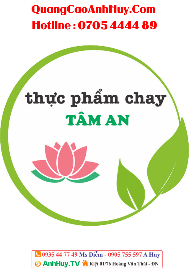 In tem nhãn dán thực phẩm chay tại Đà Nẵng