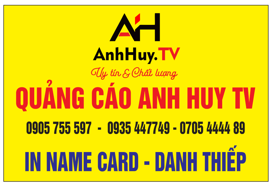 In name card visit mẫu Âm Thanh Ánh Sáng Sound Light tại Đà Nẵng 1